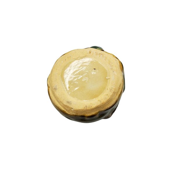 Vintage Hand Crafted Pottery Signed Majolica Glazed Turtle Planter - Picture 8 of 8